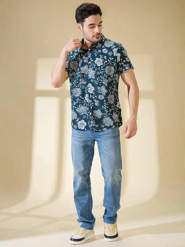 Being Human Clothing Mens-Top Shirts Green