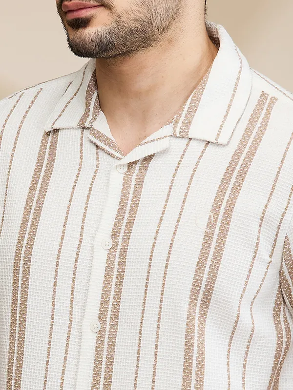 Being Human Clothing Mens-Top Shirts Beige