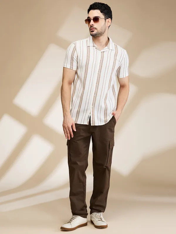 Being Human Clothing Mens-Top Shirts Beige