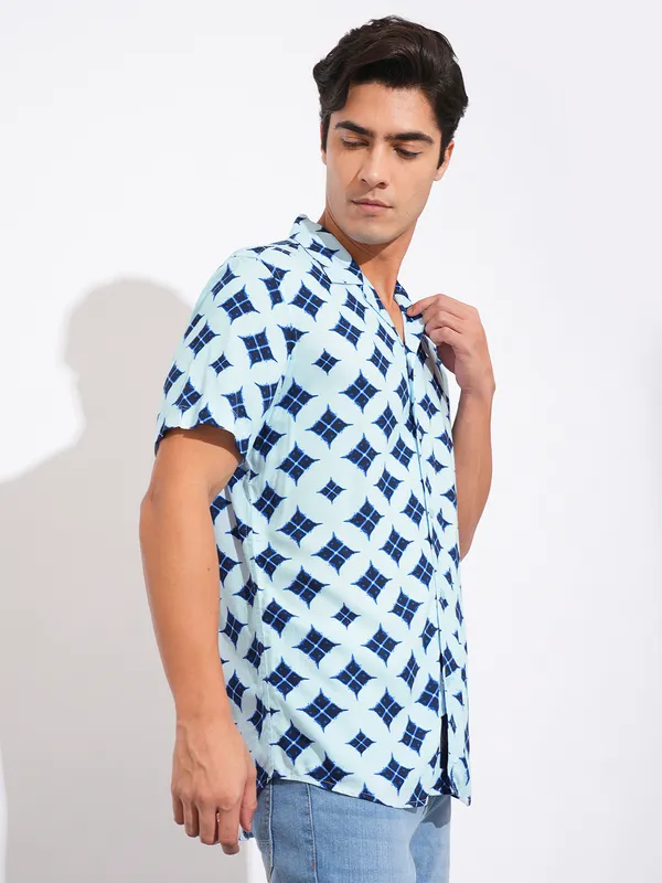 Being Human Clothing Mens-Top Shirts Blue