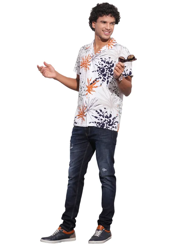 Being Human Clothing Mens-Top Shirt White