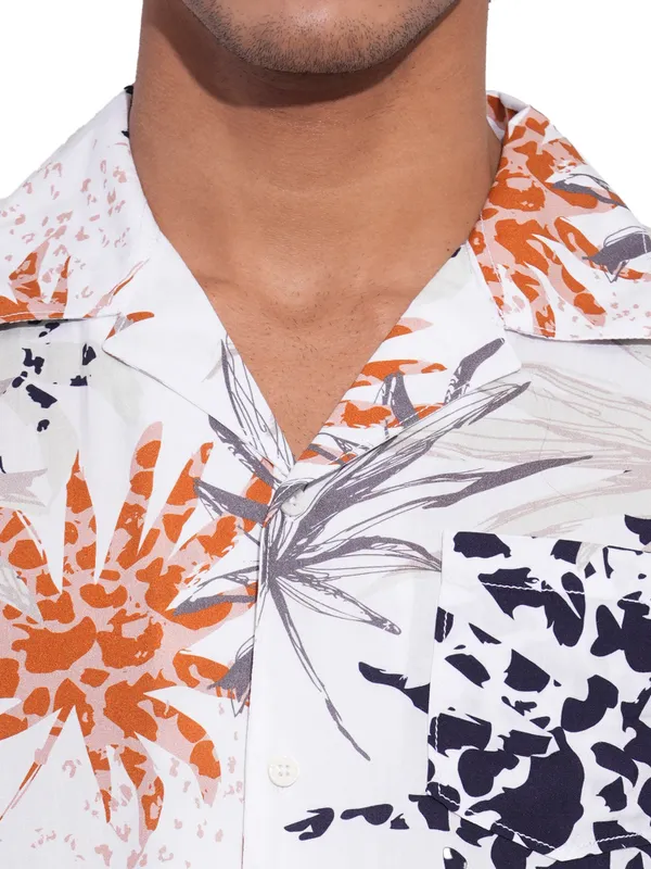 Being Human Clothing Mens-Top Shirt White