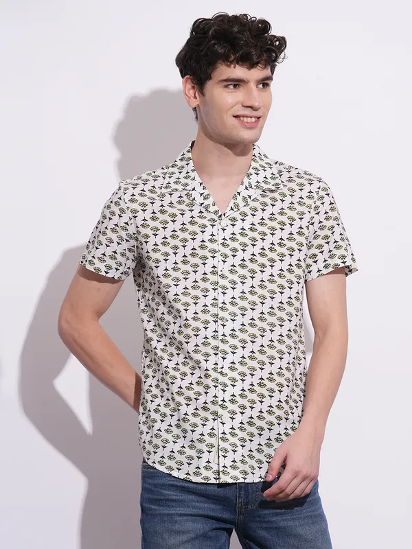 Being Human Clothing Mens-Top Shirts White