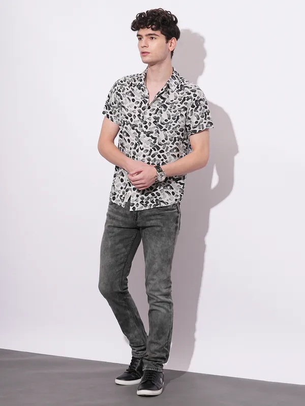 Being Human Mens-Top Shirts Black & White
