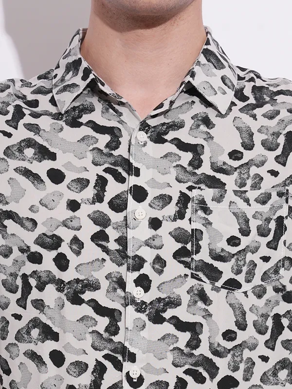Being Human Mens-Top Shirts Black & White