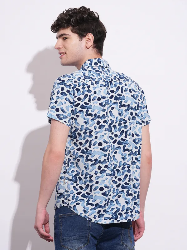 Being Human Mens-Top Shirts Blue