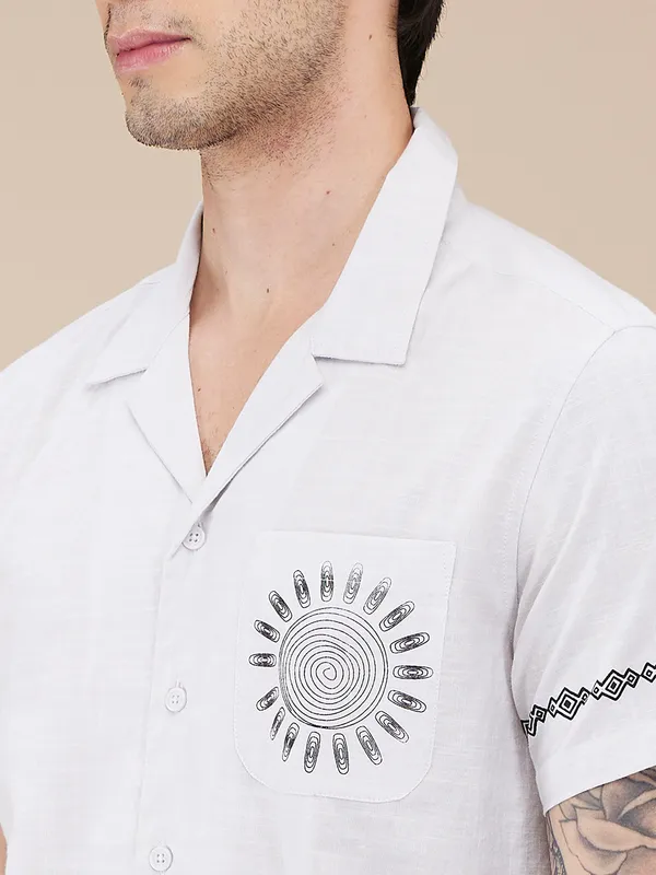 Being Human Clothing Mens-Top Shirts Lt.Grey