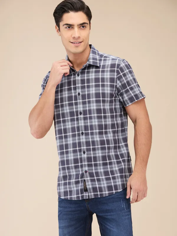 Being Human Clothing Mens-Top Shirts Dk.Grey