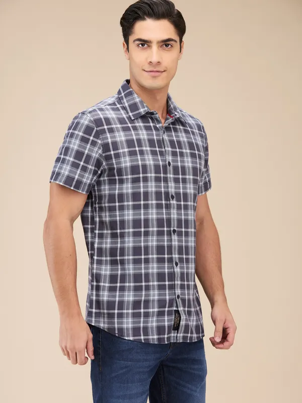 Being Human Clothing Mens-Top Shirts Dk.Grey