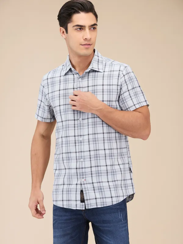 Being Human Clothing Mens-Top Shirts Steel Grey