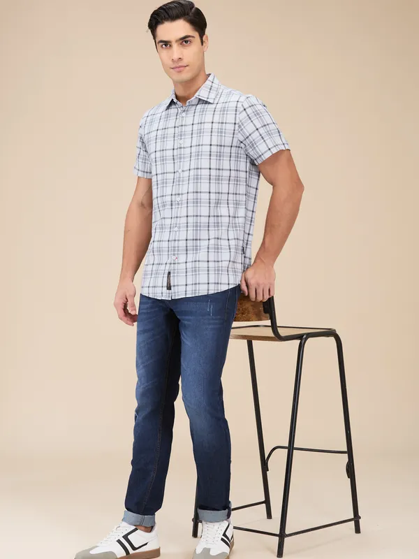 Being Human Clothing Mens-Top Shirts Steel Grey