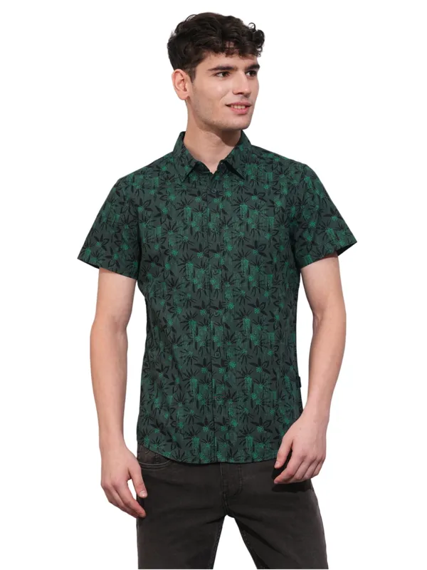 Being Human Clothing Mens-Top Shirts Olive