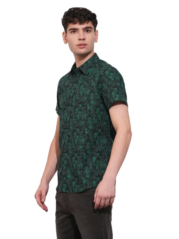 Being Human Clothing Mens-Top Shirts Olive