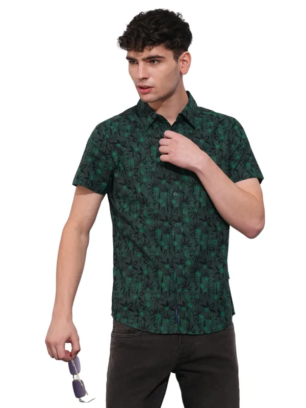 Being Human Clothing Mens-Top Shirts Olive