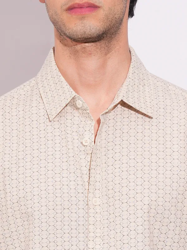Being Human Clothing-Mens-Top-Shirts Khaki/Blue