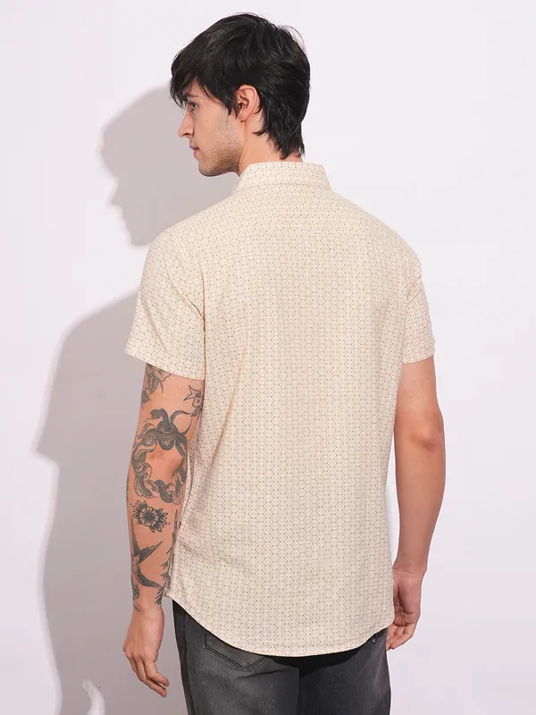 Being Human Clothing-Mens-Top-Shirts Khaki/Red