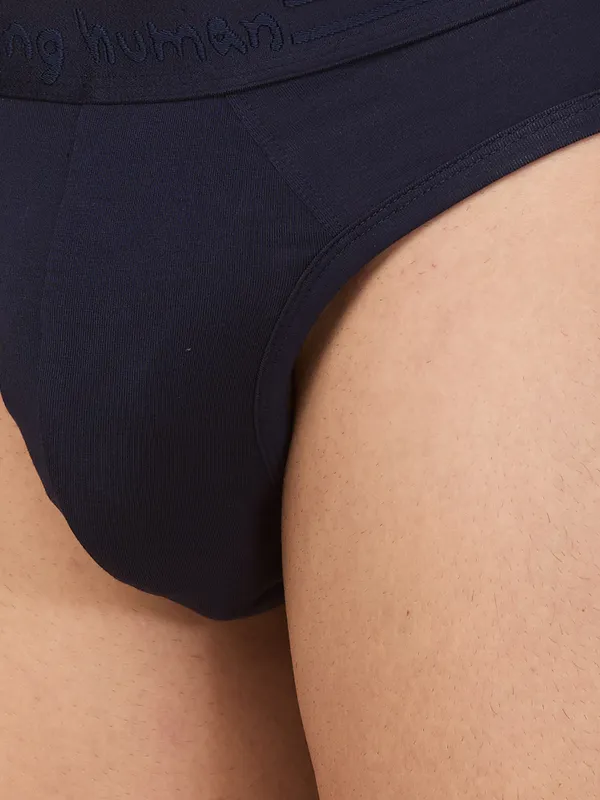 Being Human Mens- Mid Rise Brief Underwear Navy