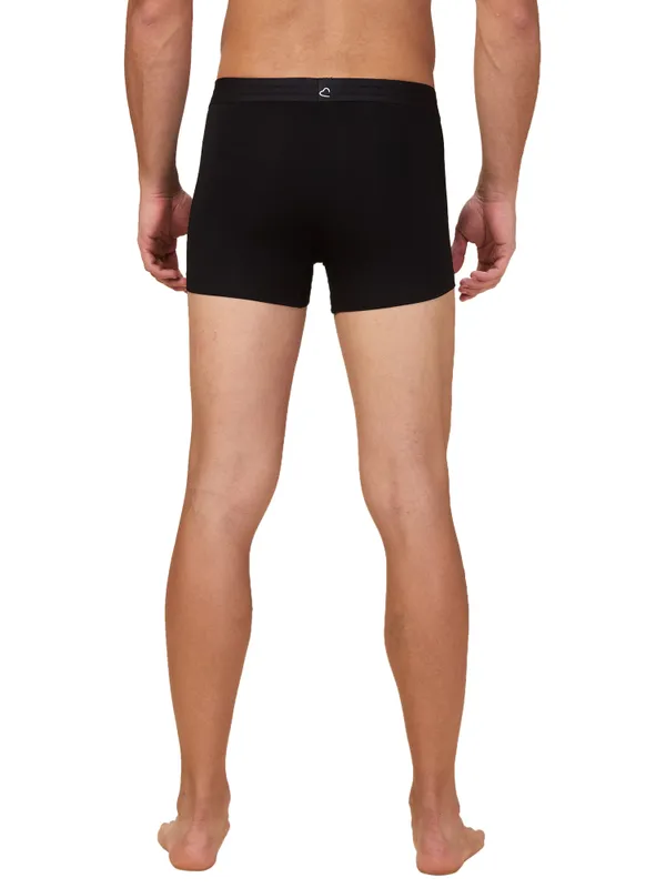 Being Human Mens- Mid Rise Trunk Underwear Black