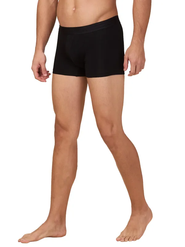 Being Human Mens- Mid Rise Trunk Underwear Black