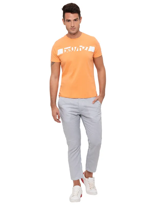 Being Human Clothing Men Regular Fit Chino-White
