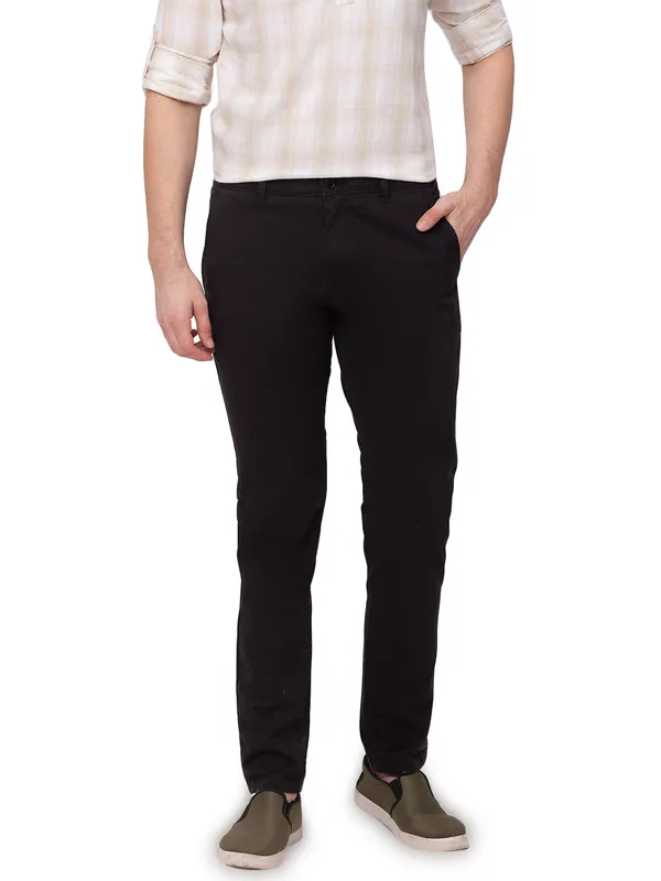 Being Human Men Slim Fit Chino-Black