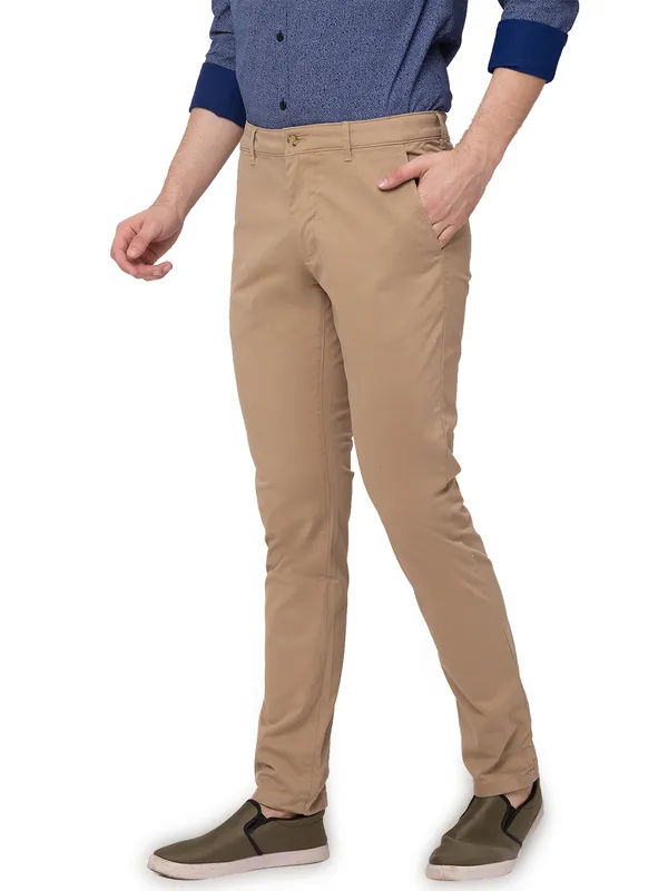 Being Human Men Slim Fit Chino-Khaki