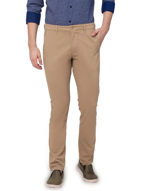 Being Human Men Slim Fit Chino-Khaki