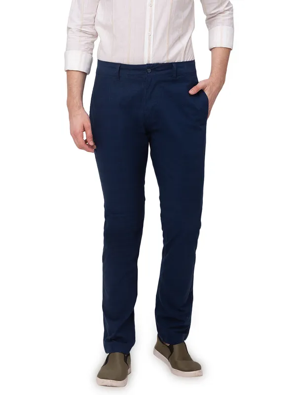 Being Human Clothing Men Slim Fit Chino-Navy