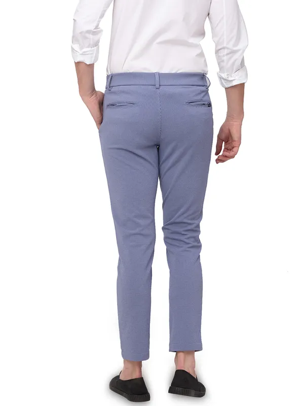 Being Human Clothing Men Carrot Cropped Fit Chino-Blue