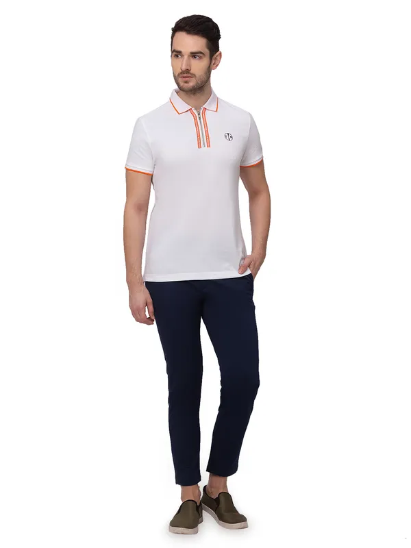 Being Human Clothing Men Carrot Cropped Fit Chino-Navy