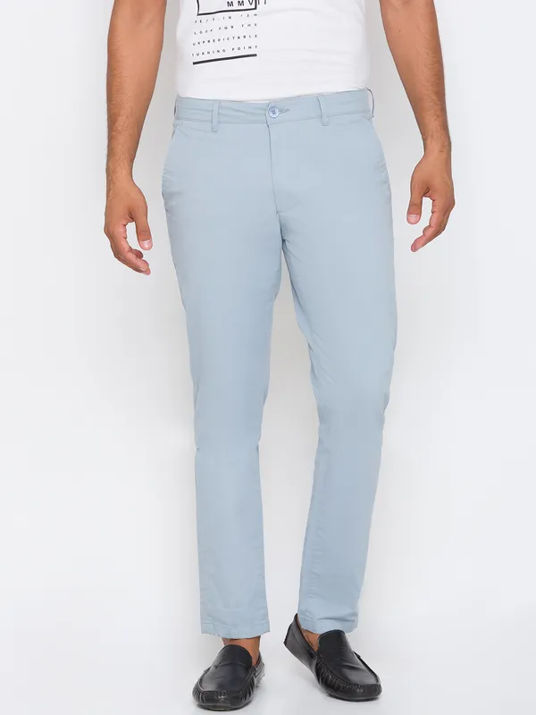Being Human Men Slim Fit Chino-Grey