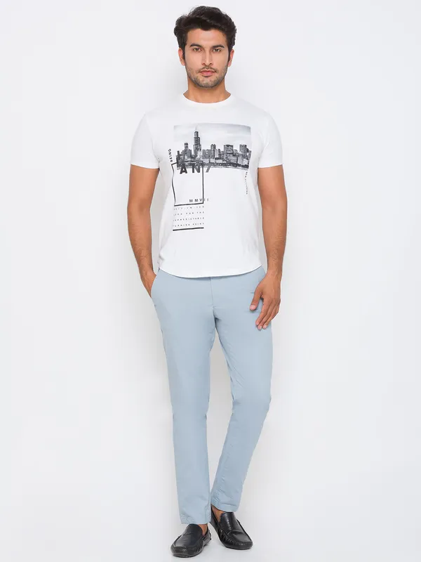 Being Human Men Slim Fit Chino-Grey