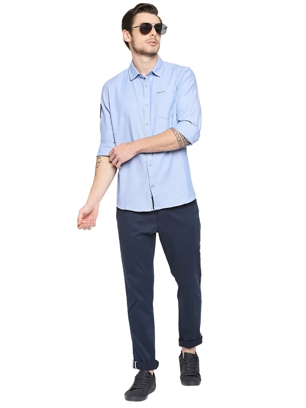 Being Human Men Slim Fit Chino-Navy