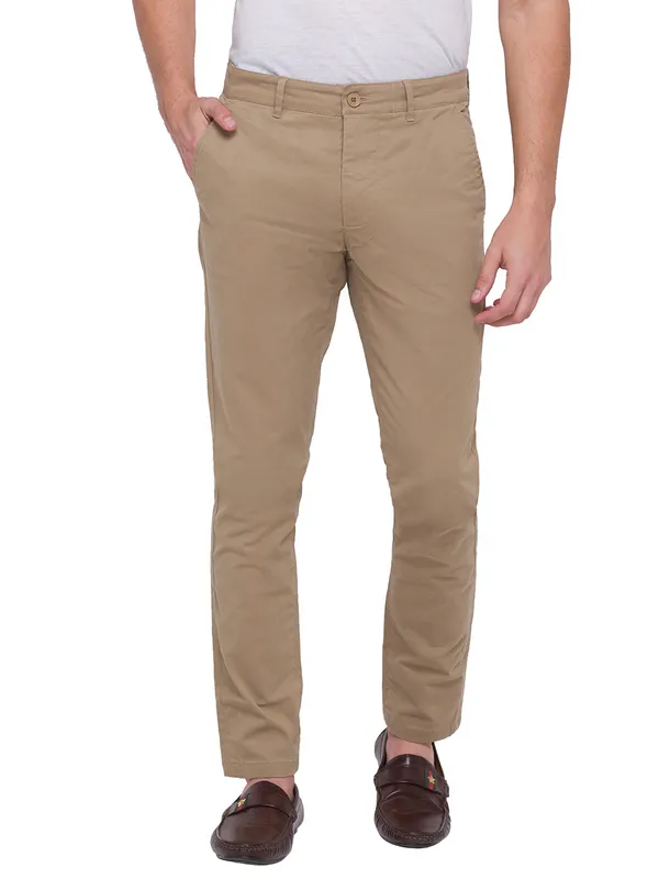 Being Human Men Slim Fit Chino-Khaki