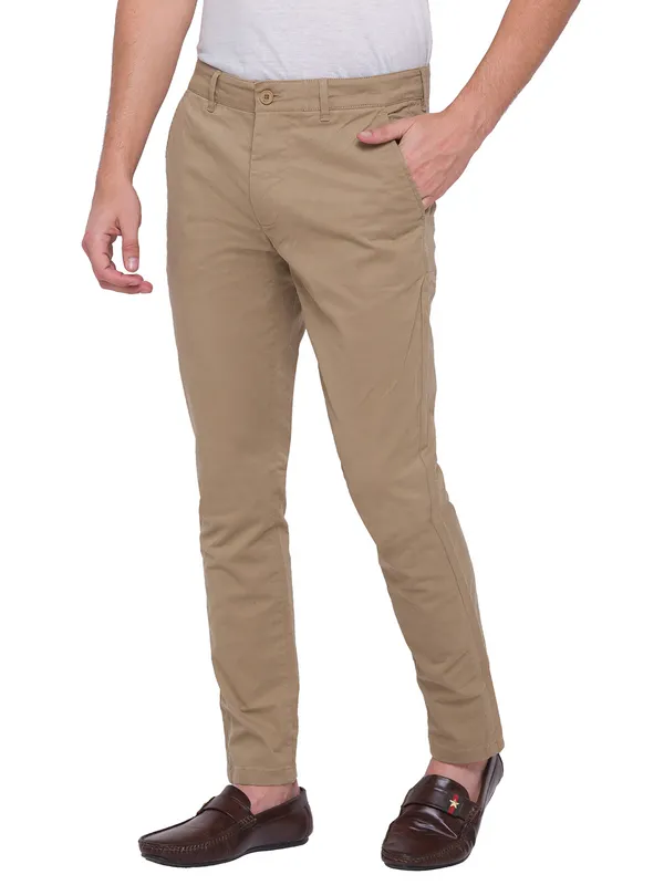 Being Human Men Slim Fit Chino-Khaki