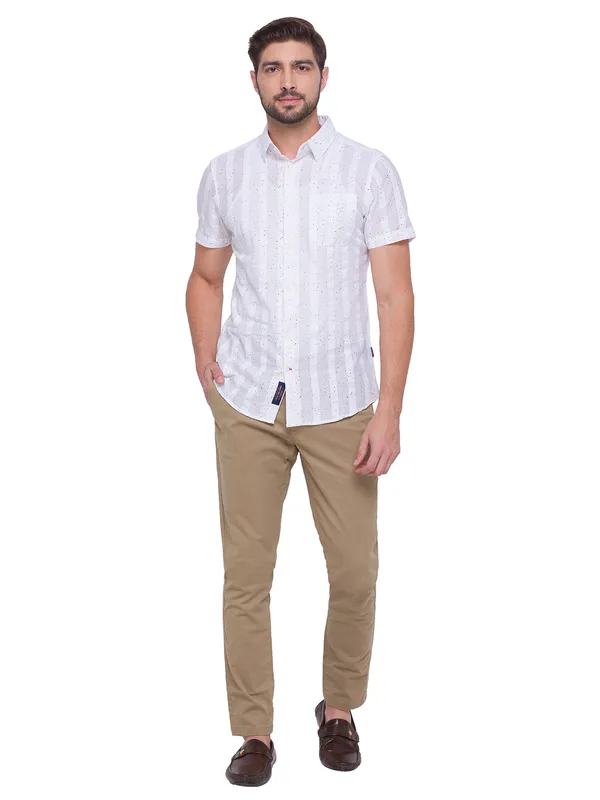 Being Human Men Slim Fit Chino-Khaki