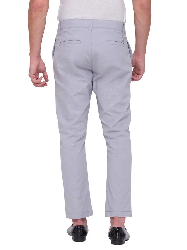 Being Human Clothing Men Slim Cropped Fit Chino-Grey