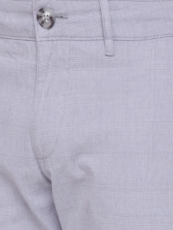 Being Human Clothing Men Slim Cropped Fit Chino-Grey