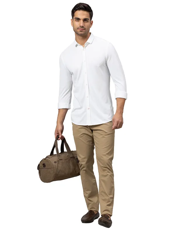 Being Human Clothing Men Slim Fit Chino-Beige
