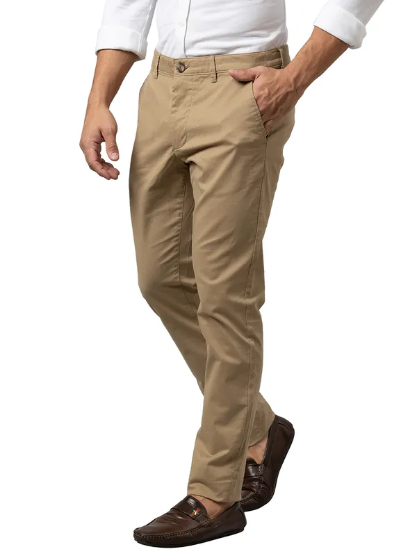 Being Human Clothing Men Slim Fit Chino-Beige