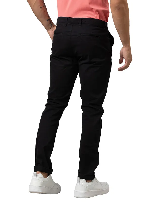 Being Human Clothing Men Slim Fit Chino-Black