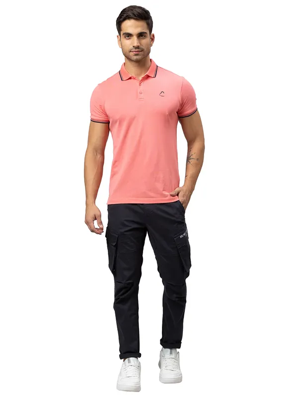 Being Human Men Cargo Fit Chino-Navy
