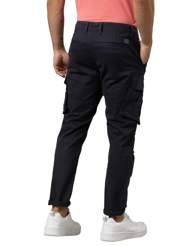 Being Human Men Cargo Fit Chino-Navy