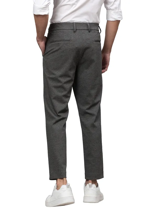 Being Human Clothing Men Cropped Fit Chino-Charcoal