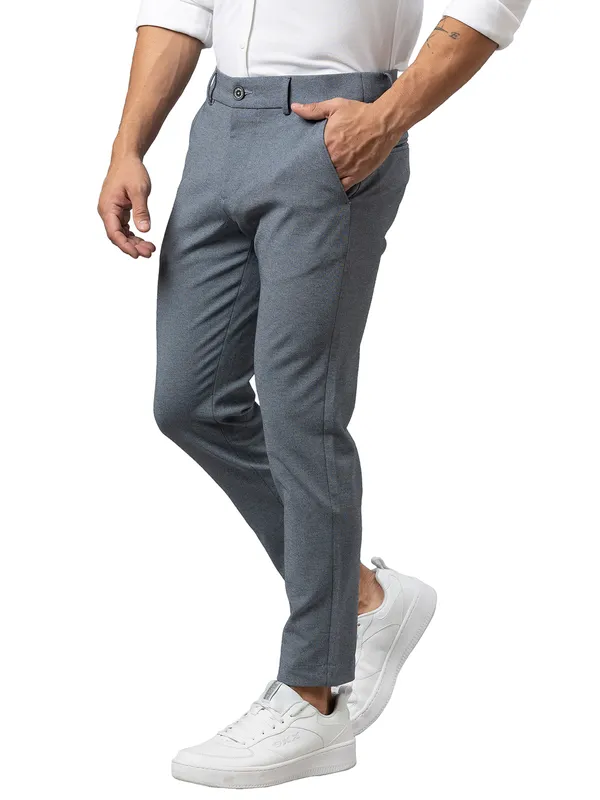 Being Human Clothing Men Cropped Fit Chino-Lt.Navy