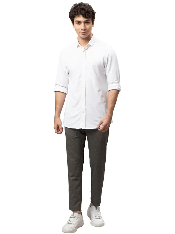 Being Human Clothing Men Cropped Fit Chino-Black