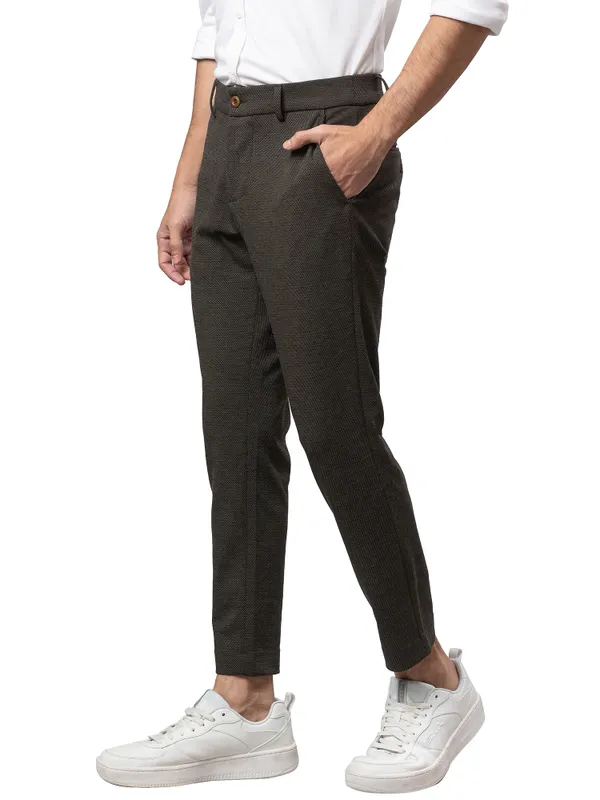 Being Human Clothing Men Cropped Fit Chino-Brown