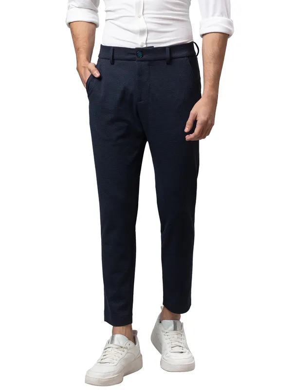 Being Human Clothing Men Cropped Fit Chino-Navy
