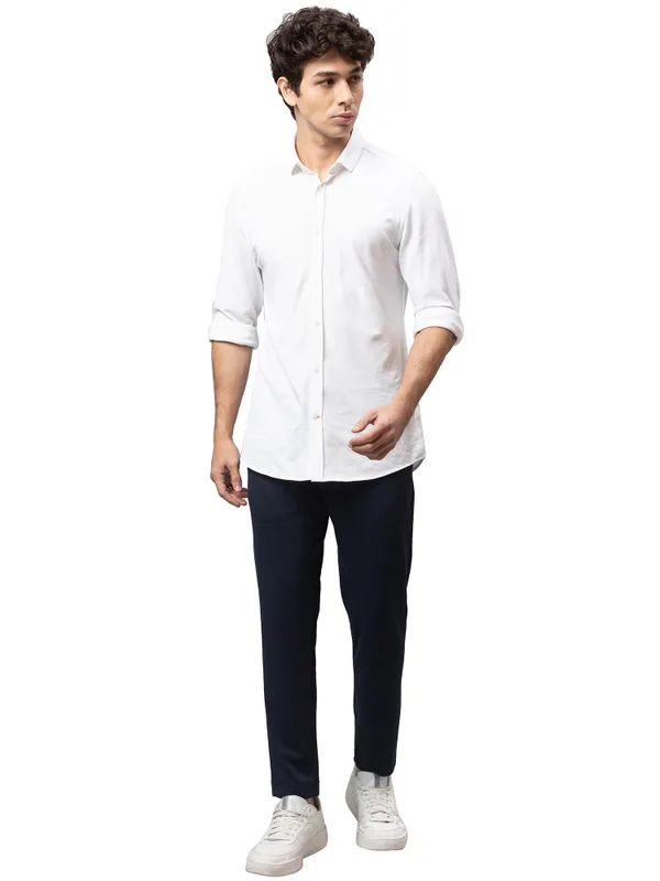Being Human Clothing Men Cropped Fit Chino-Navy