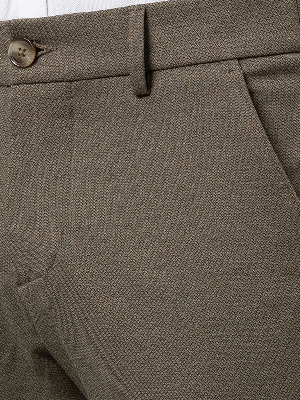 Being Human Men Cropped Fit Chino-Dk.Khaki